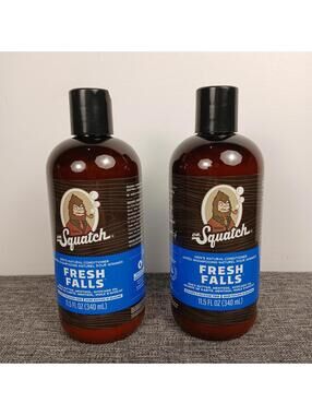Dr Squatch Fresh Falls Conditioner 11.5oz Lot 2 Mens Natural Hair